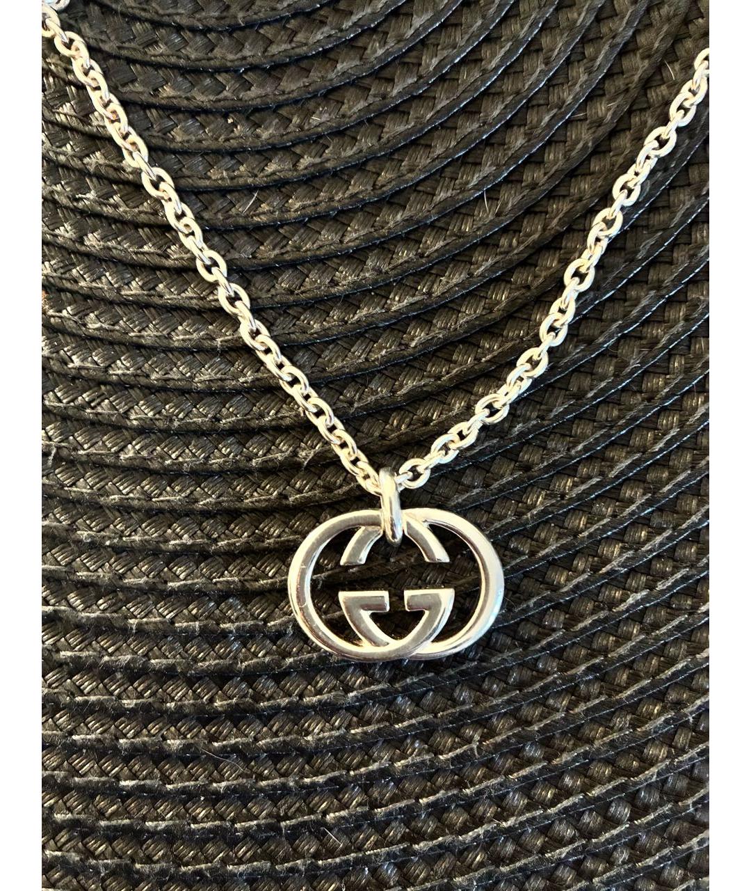 GUCCI Серебряное колье, фото 2