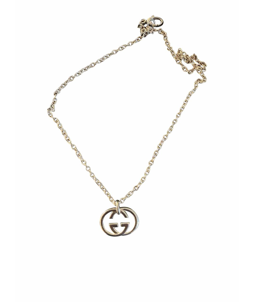 GUCCI Серебряное колье, фото 1