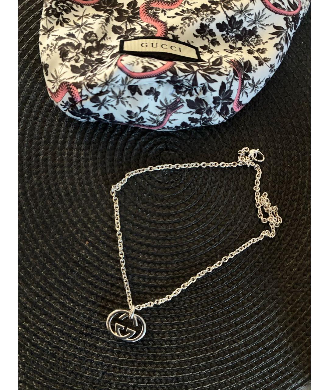 GUCCI Серебряное колье, фото 3