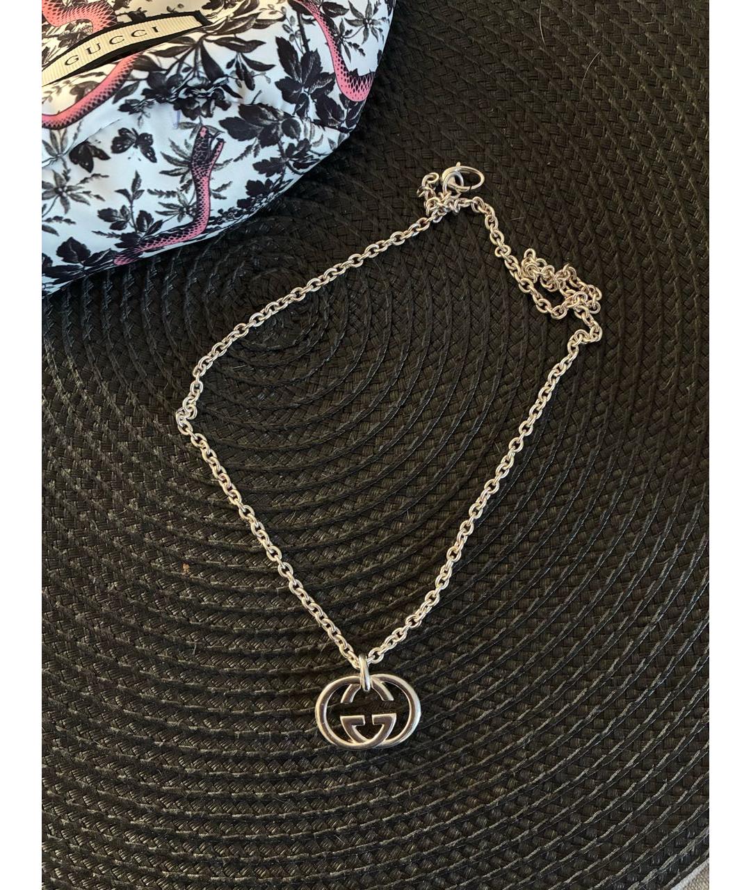 GUCCI Серебряное колье, фото 4