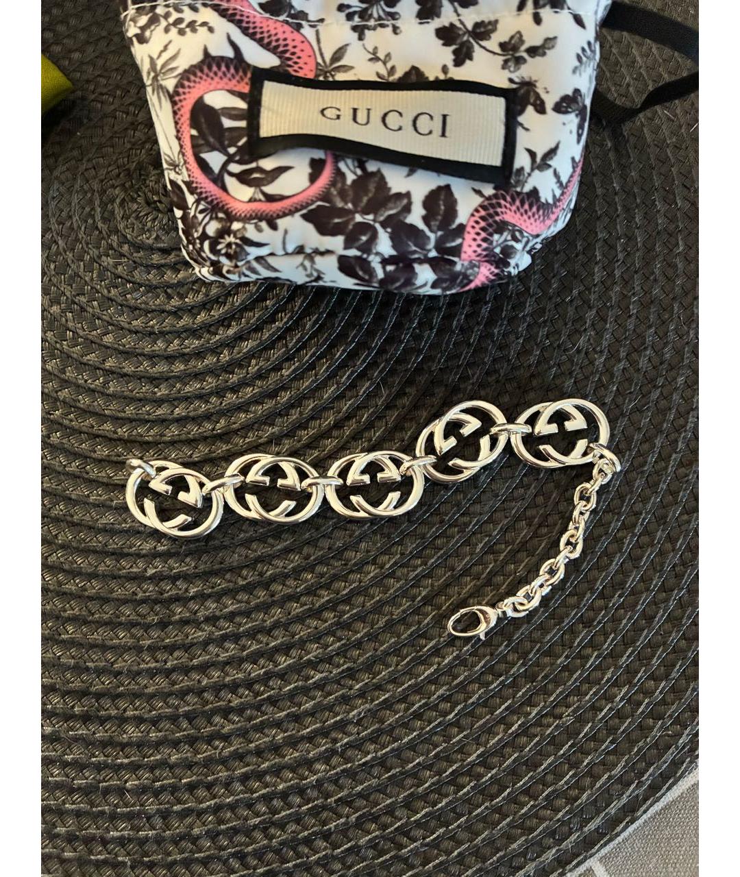 GUCCI Серебрянный браслет, фото 2