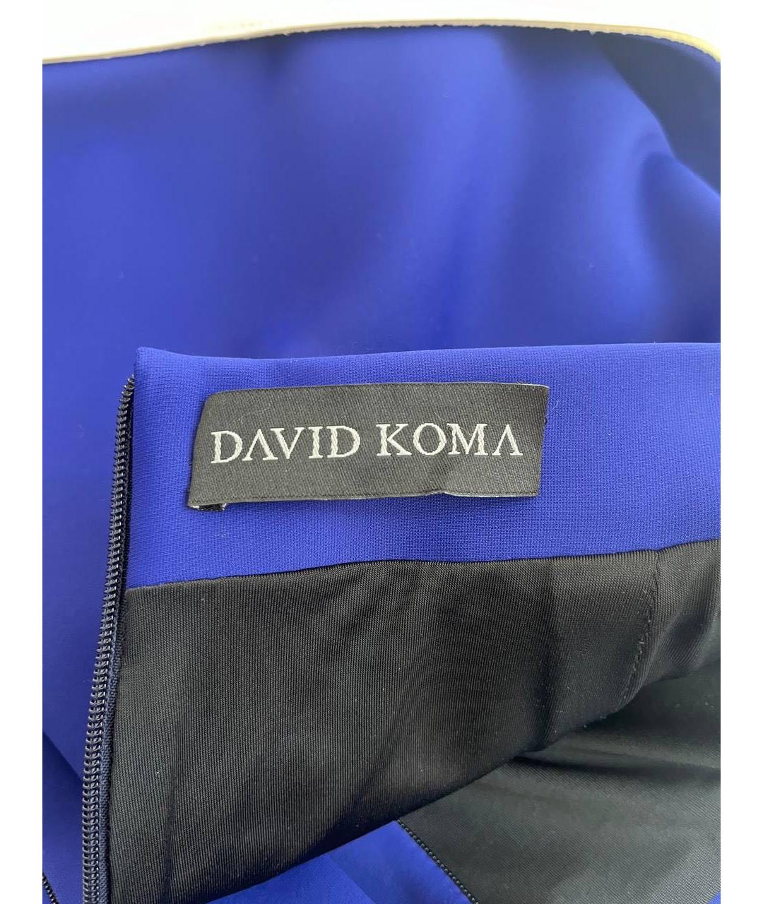 DAVID KOMA Мульти юбка мини, фото 3