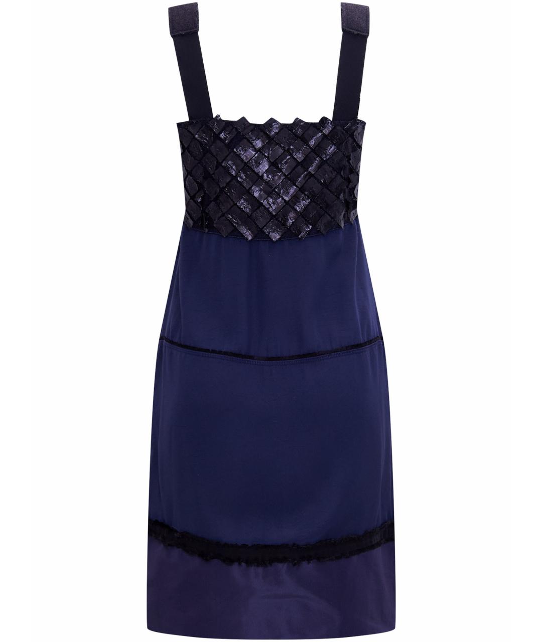 BOTTEGA VENETA Темно-синее платье, фото 8