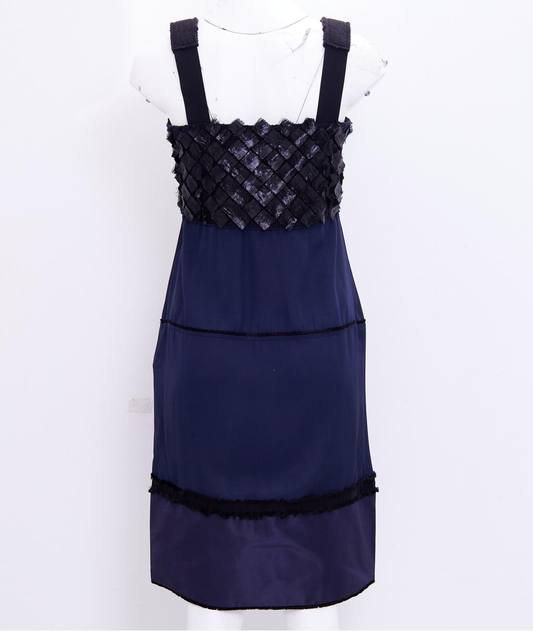 BOTTEGA VENETA Темно-синее платье, фото 2