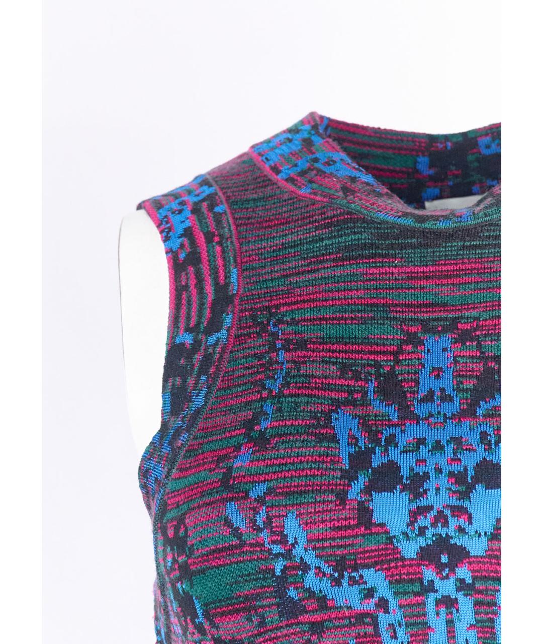 MISSONI Мульти шерстяное повседневное платье, фото 5