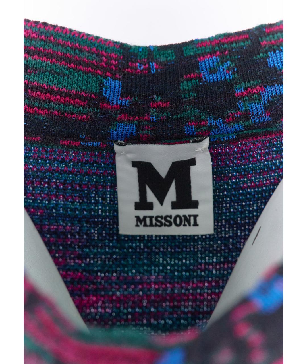 MISSONI Мульти шерстяное повседневное платье, фото 3