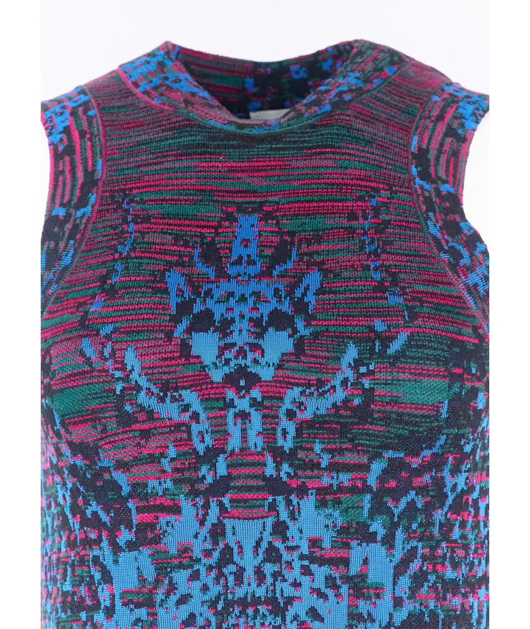 MISSONI Мульти шерстяное повседневное платье, фото 4