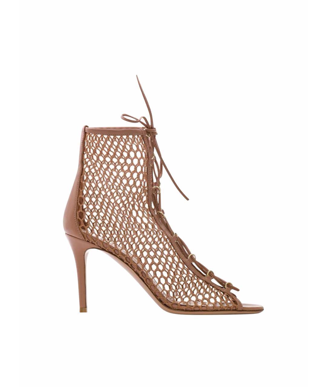 GIANVITO ROSSI Бежевые босоножки, фото 1
