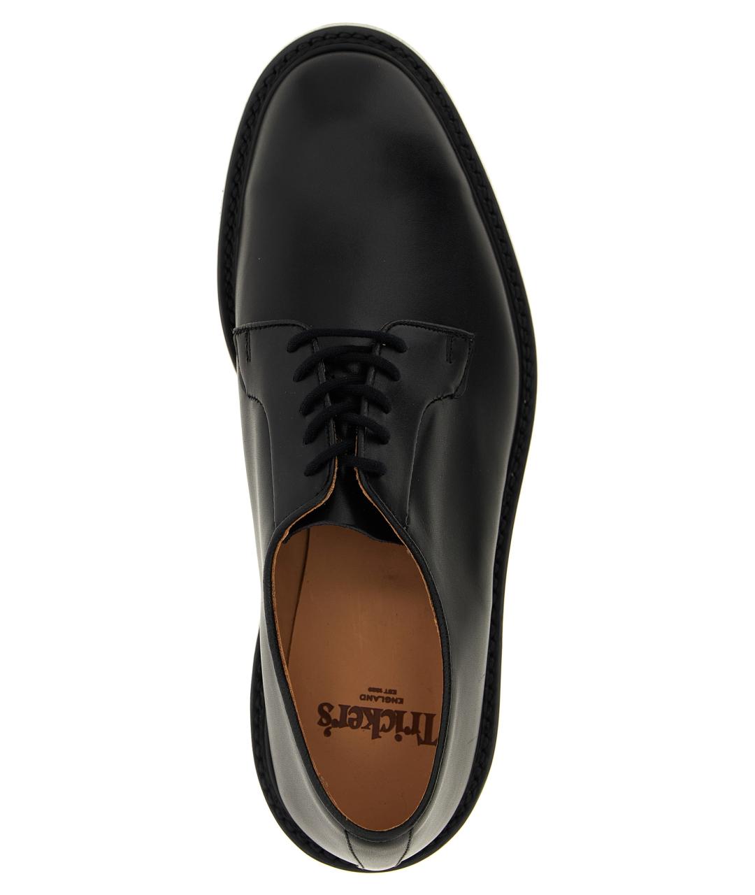 TRICKER'S Черные кожаные туфли, фото 4