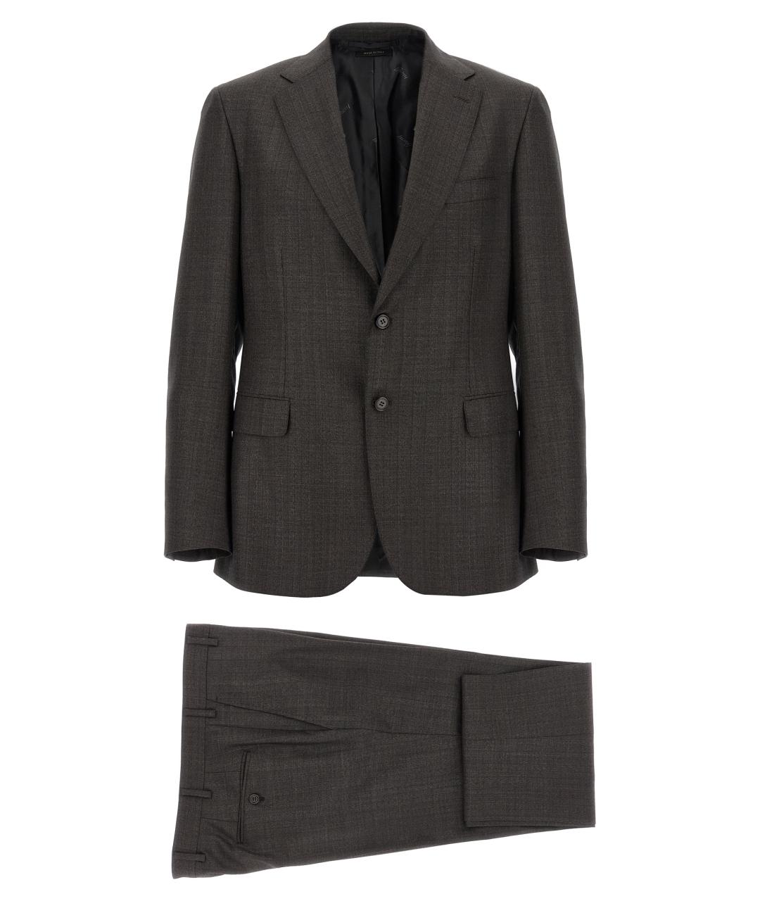 BRIONI Коричневый классический костюм, фото 1