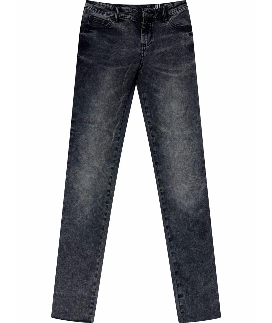 ARMANI EXCHANGE Серые хлопковые джинсы слим, фото 1
