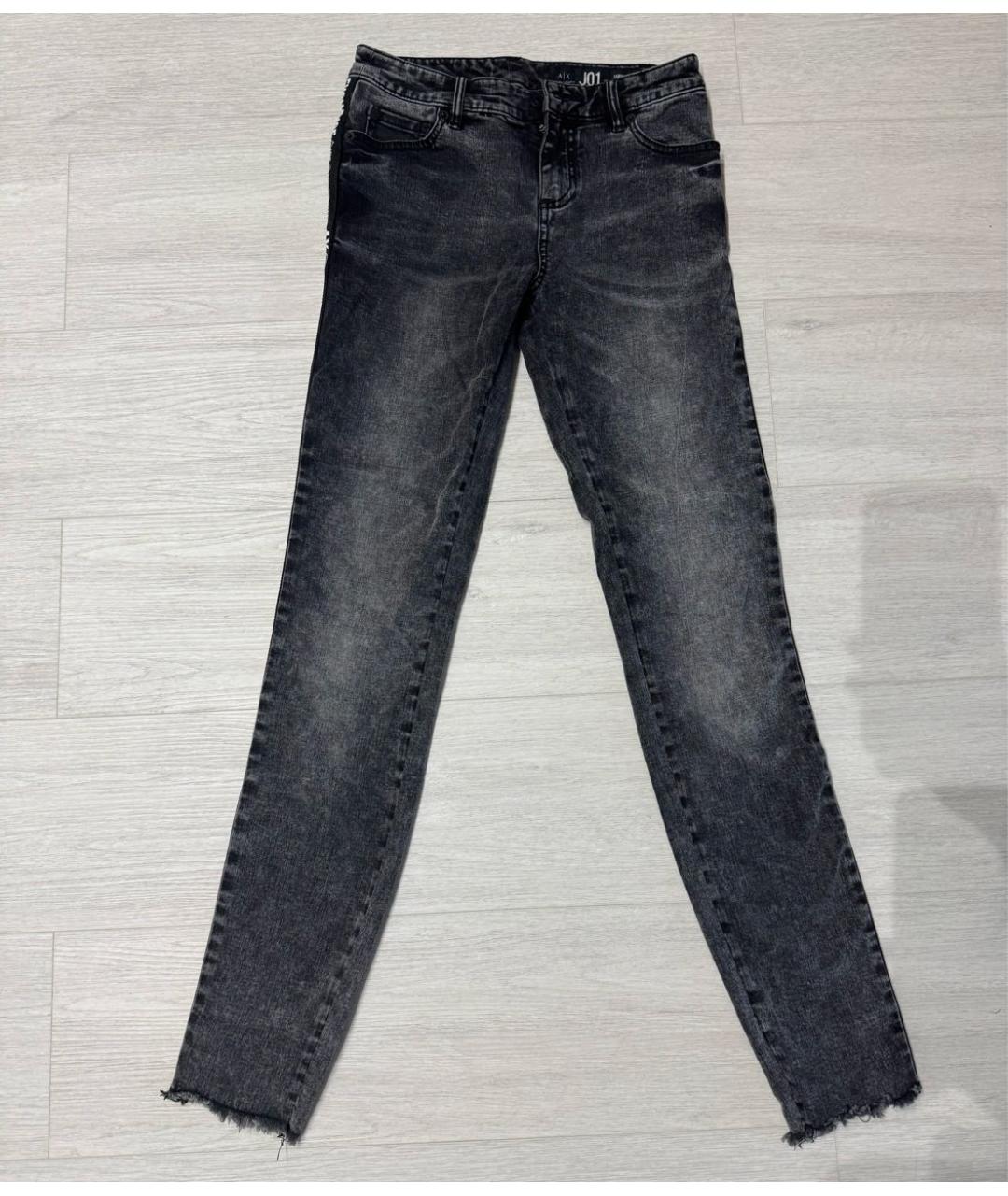 ARMANI EXCHANGE Серые хлопковые джинсы слим, фото 7