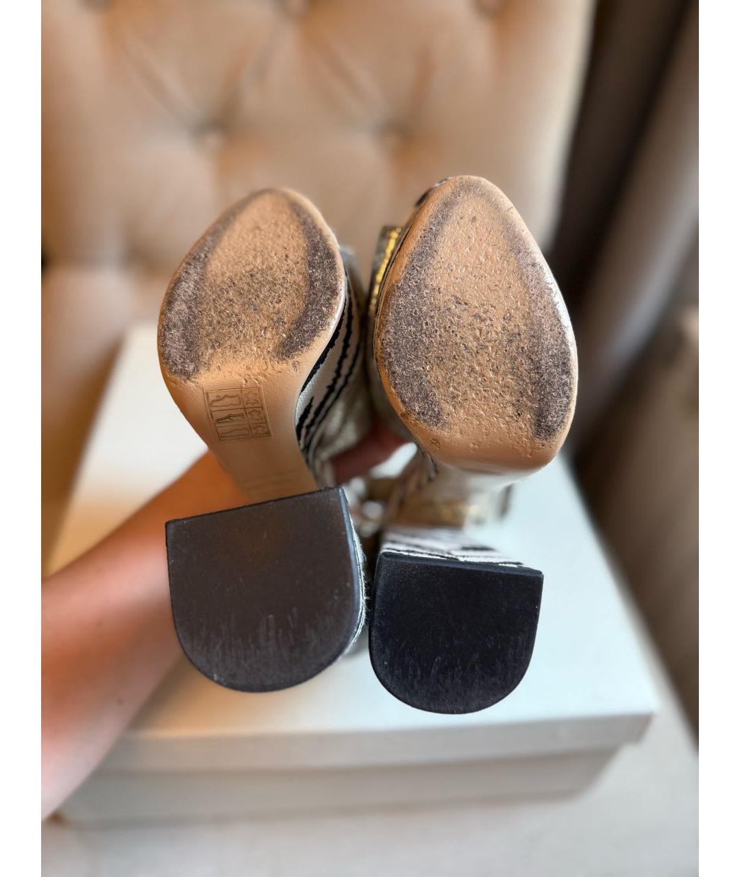 CHARLOTTE OLYMPIA Мульти кожаные босоножки, фото 6