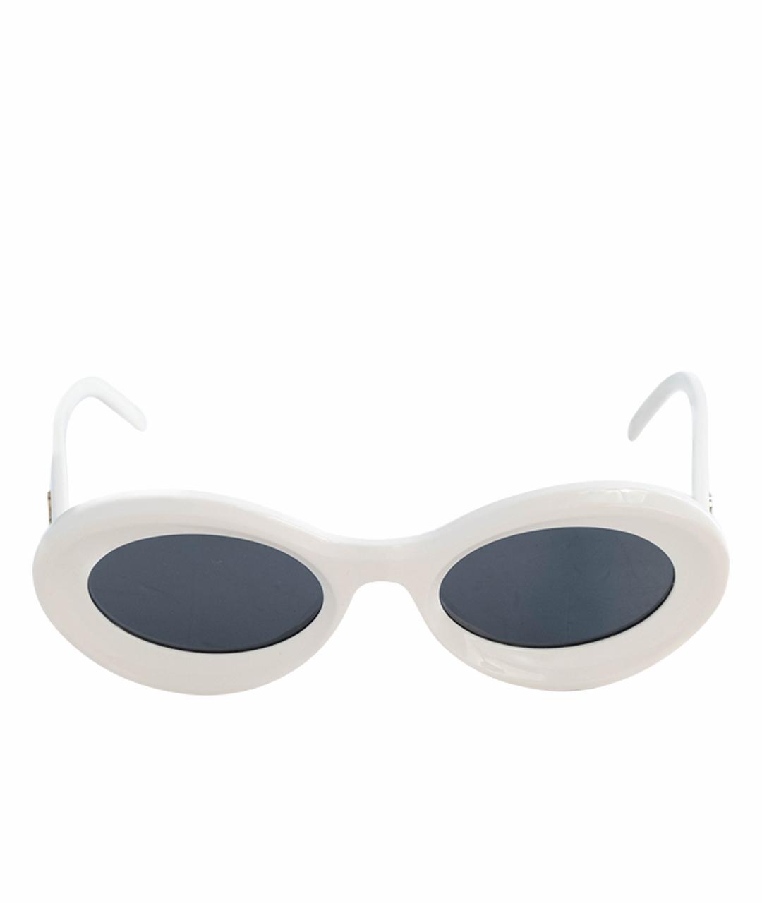 LOEWE Белые пластиковые солнцезащитные очки, фото 1