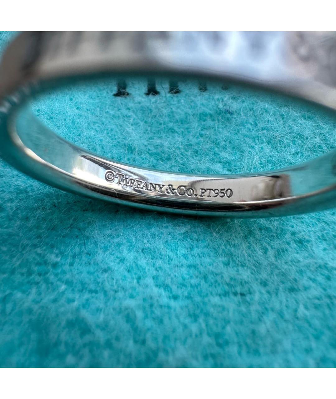 TIFFANY&CO Серебряное платиновое кольцо, фото 5