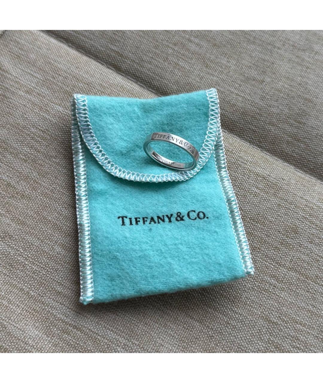TIFFANY&CO Серебряное платиновое кольцо, фото 2