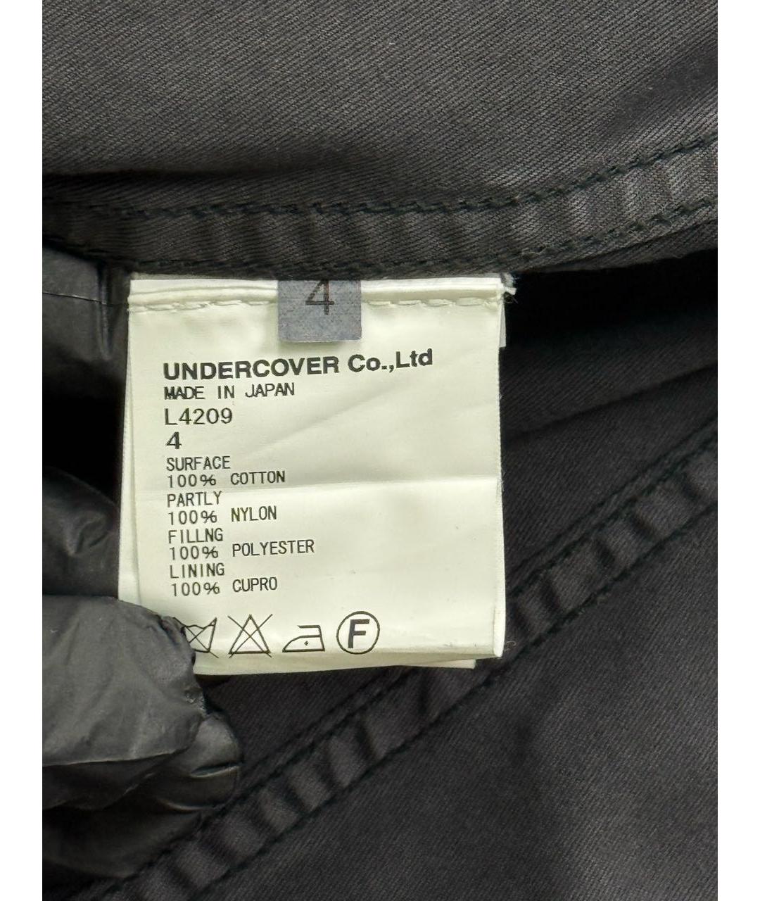 UNDERCOVER Черная хлопковая куртка, фото 7