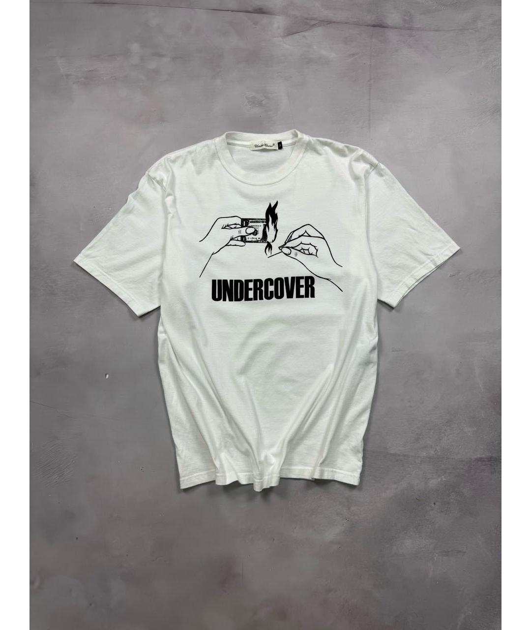 UNDERCOVER Белая хлопковая футболка, фото 9