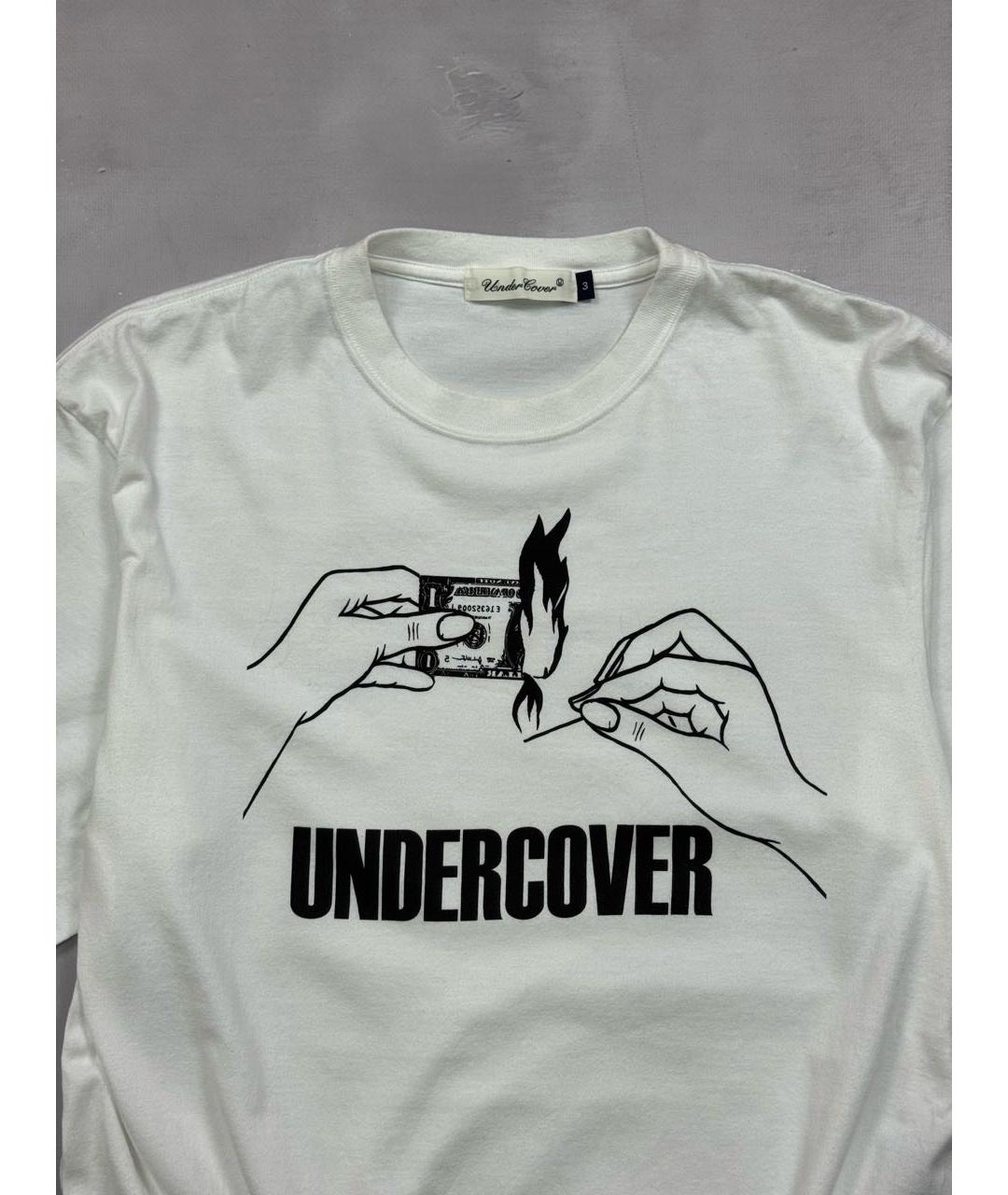UNDERCOVER Белая хлопковая футболка, фото 4