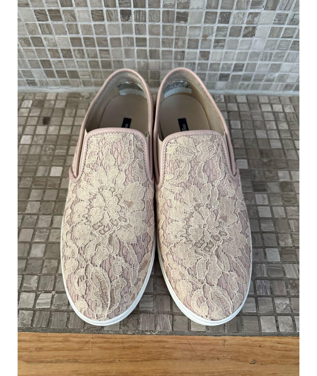 DOLCE&GABBANA Розовые слипоны, фото 2