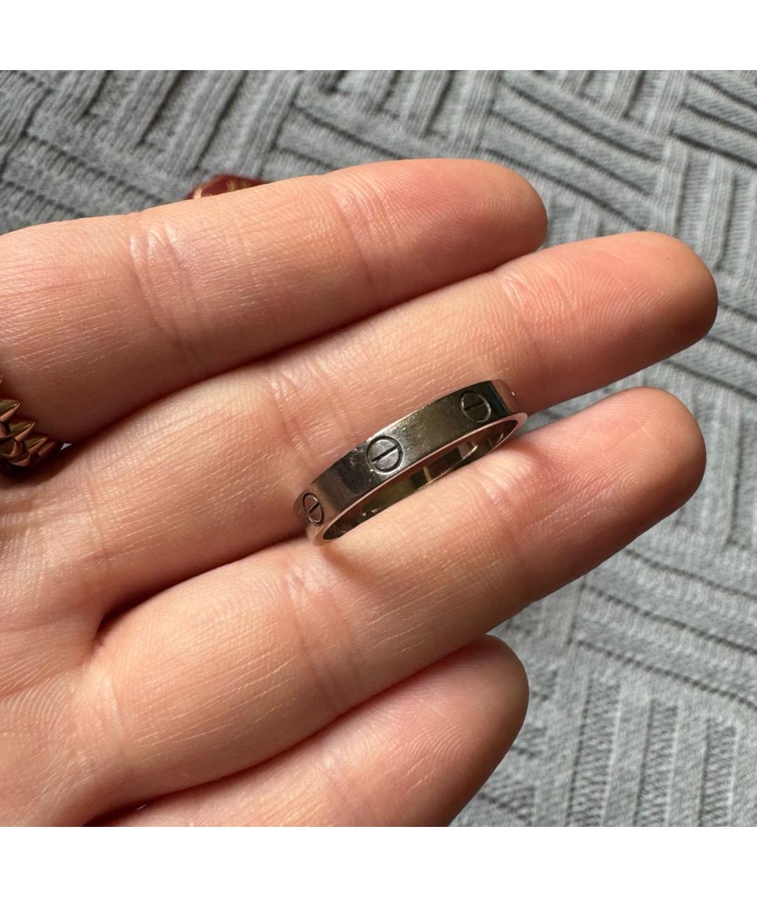 CARTIER Серое кольцо из белого золота, фото 3
