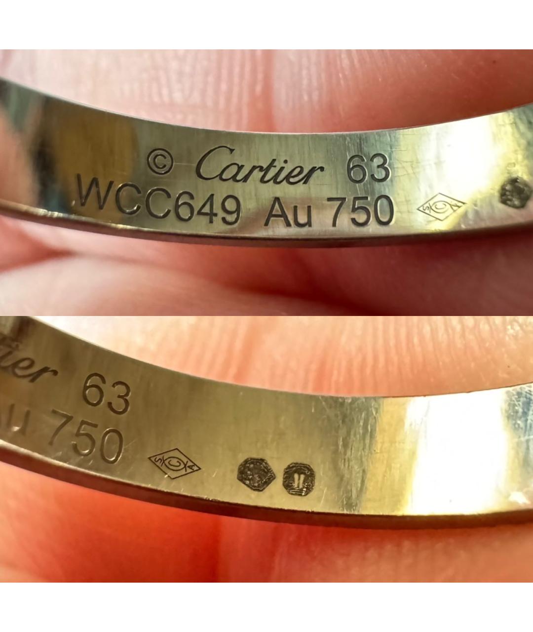 CARTIER Серое кольцо из белого золота, фото 5