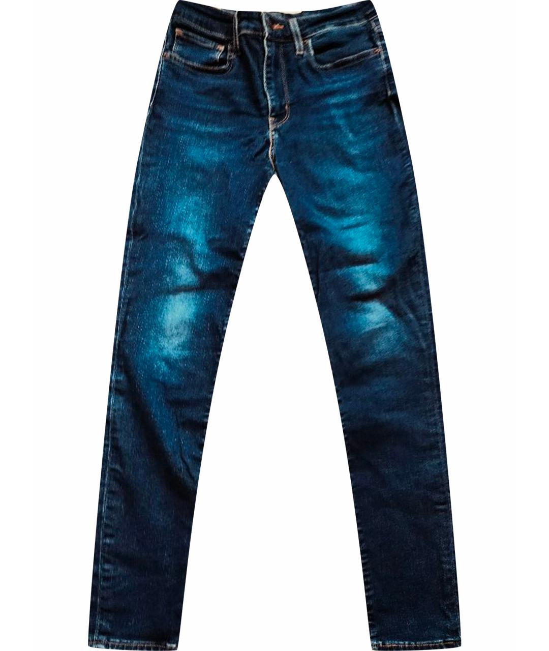 LEVI'S Синие хлопковые джинсы слим, фото 1