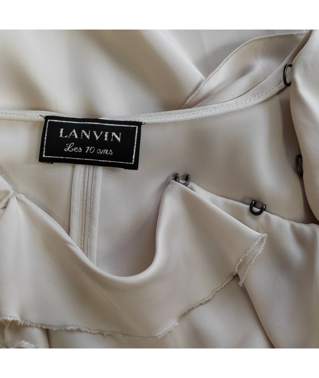 LANVIN Бежевая ацетатная рубашка, фото 4