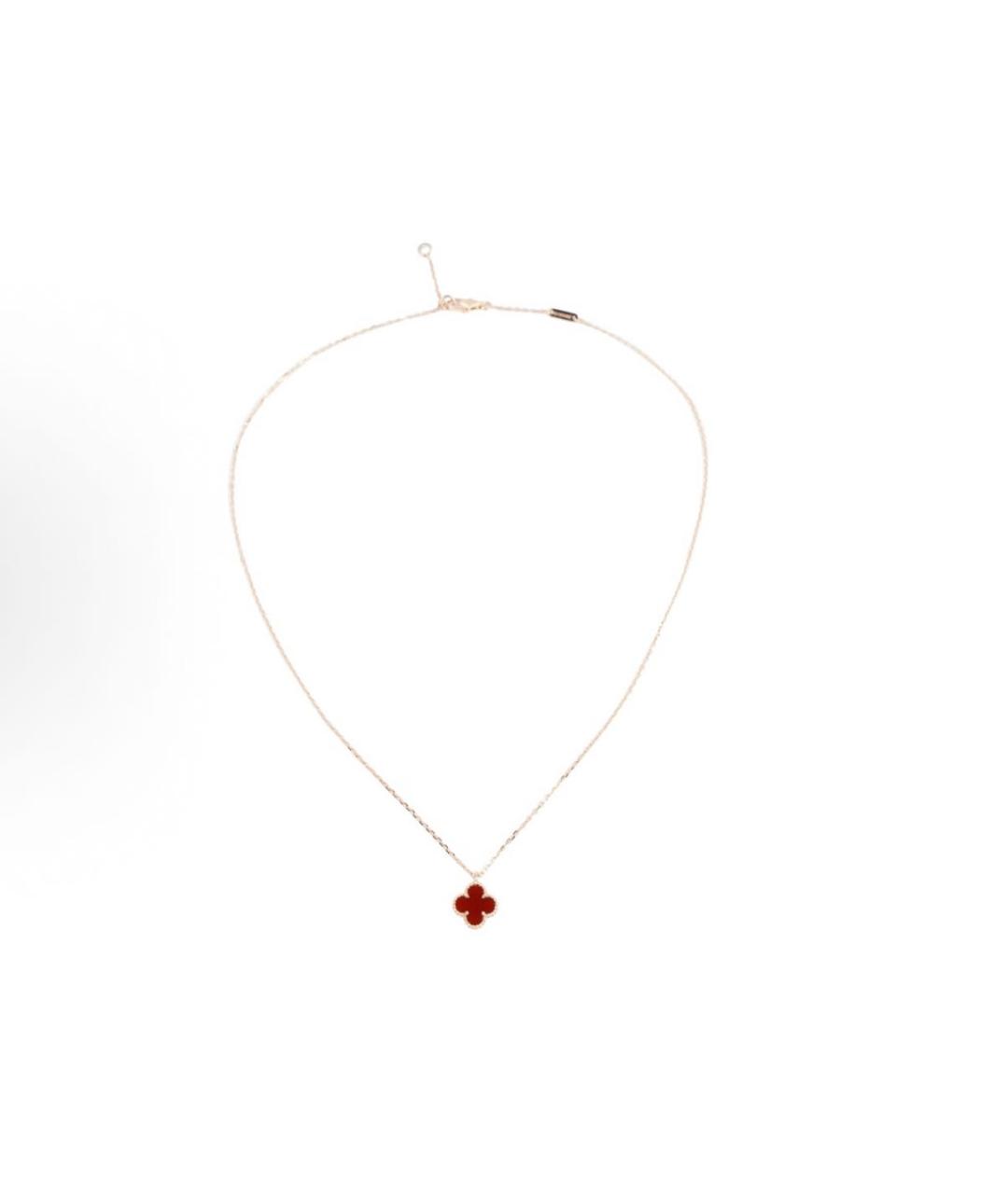 VAN CLEEF & ARPELS Красная подвеска из желтого золота, фото 3