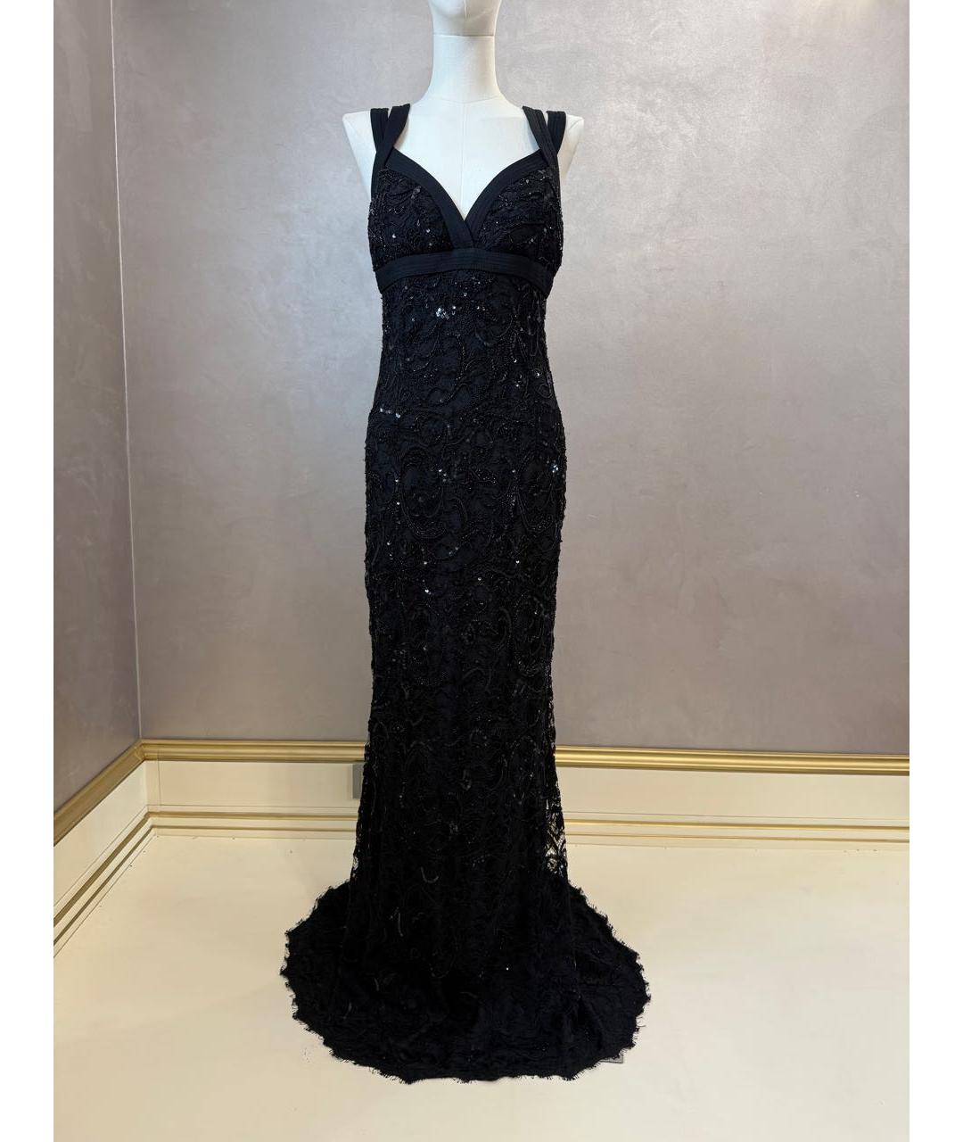 EMILIO PUCCI Черное шелковое вечернее платье, фото 8