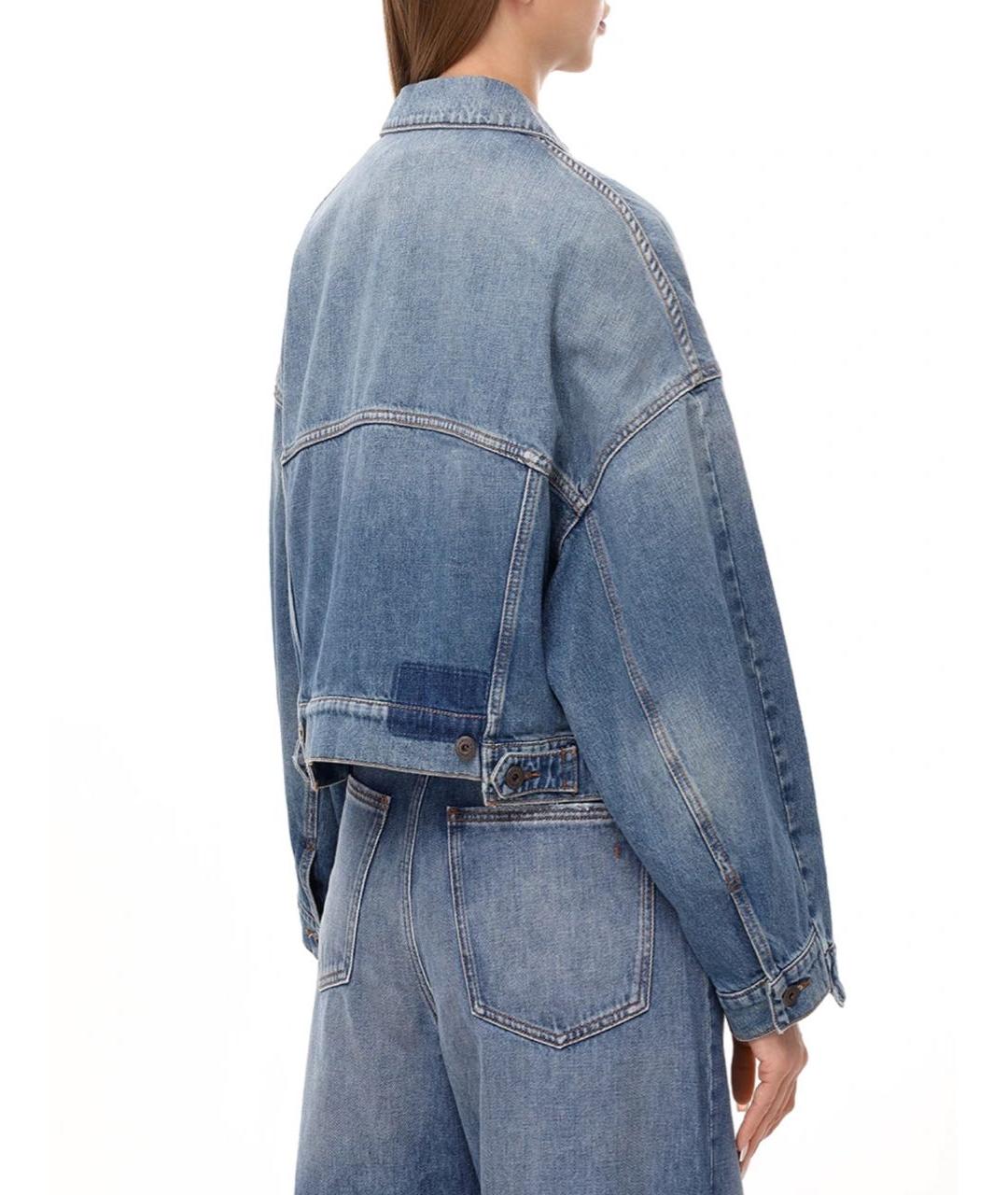 WEEKEND MAX MARA Голубая деним куртка, фото 3
