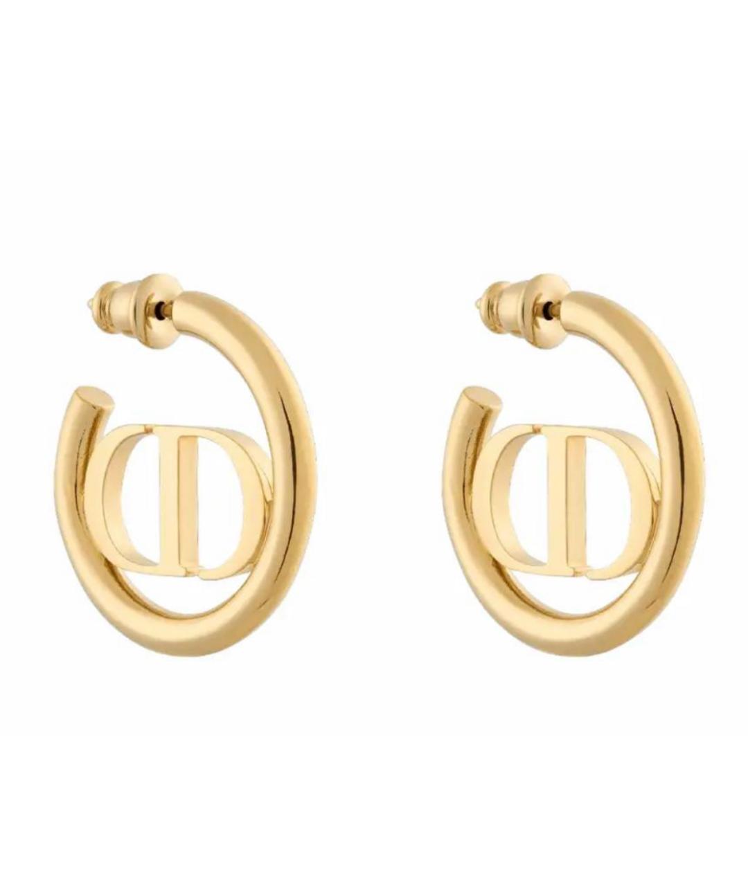 CHRISTIAN DIOR Золотые серьги, фото 1