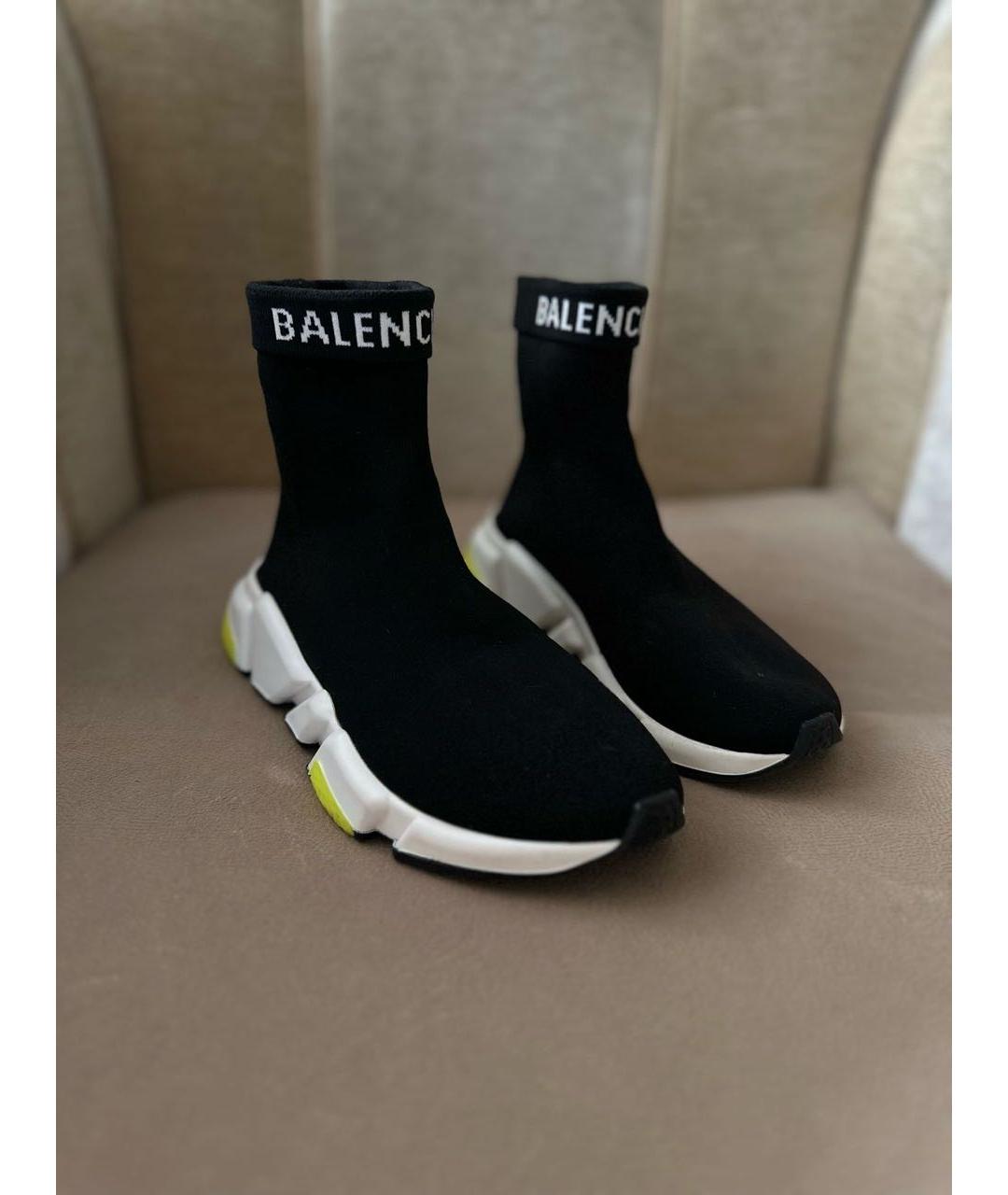 BALENCIAGA Черные кроссовки, фото 3