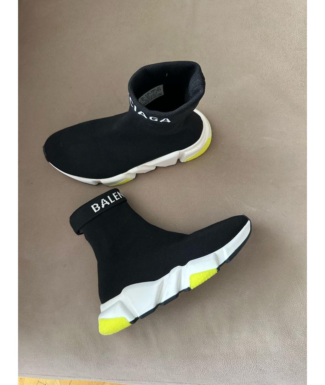BALENCIAGA Черные кроссовки, фото 2