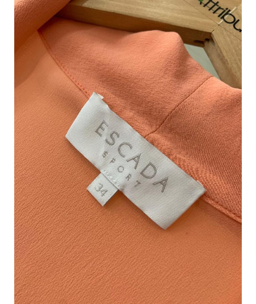 ESCADA Розовый шелковый комбинезон, фото 4