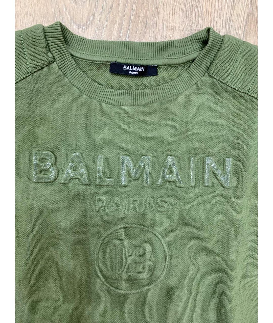 BALMAIN Хаки хлопковый жакет / жилет, фото 3