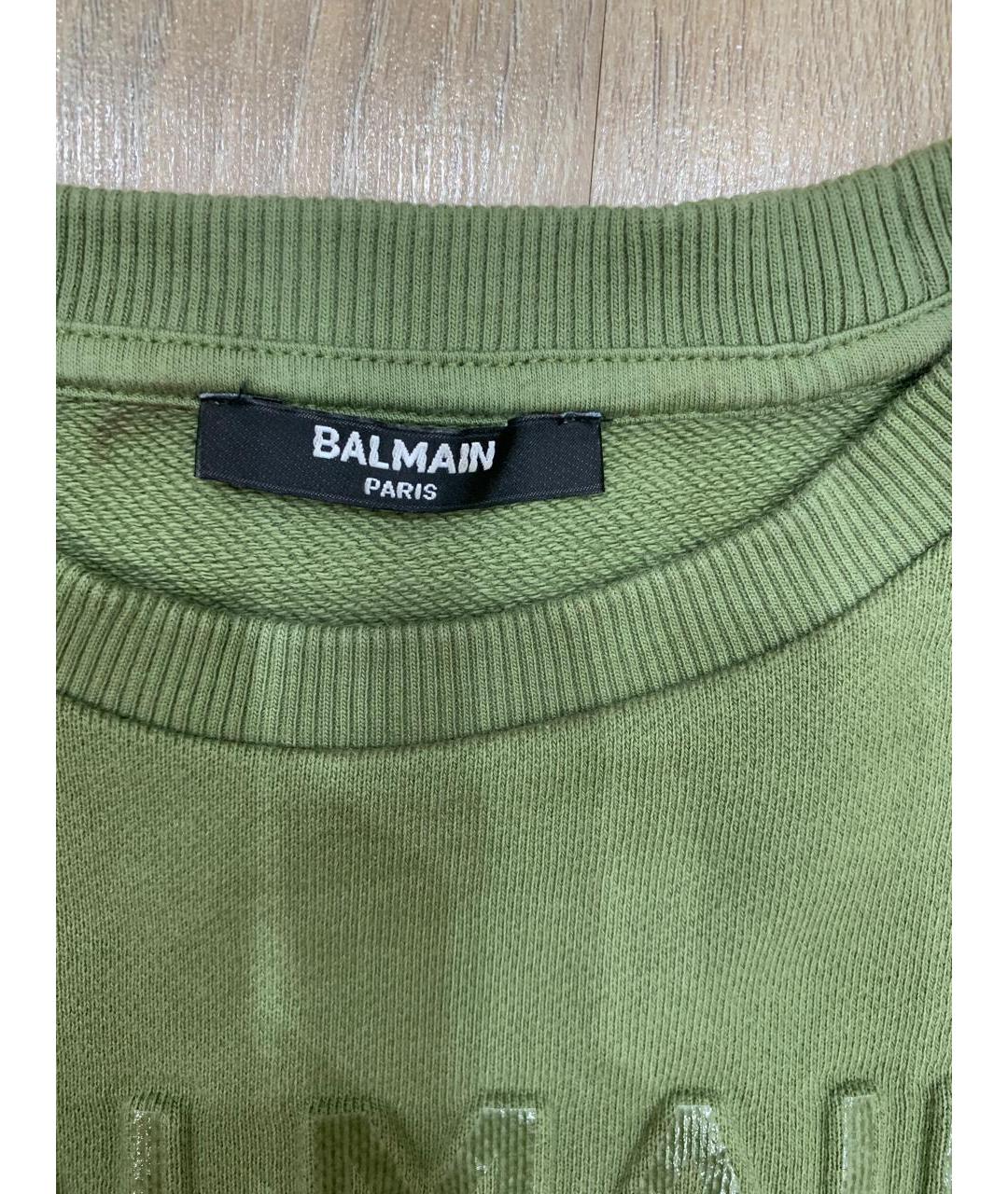 BALMAIN Хаки хлопковый жакет / жилет, фото 4
