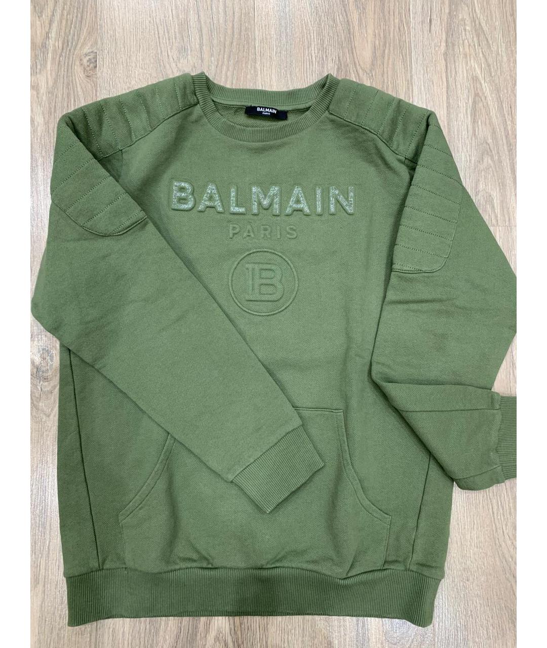 BALMAIN Хаки хлопковый жакет / жилет, фото 2