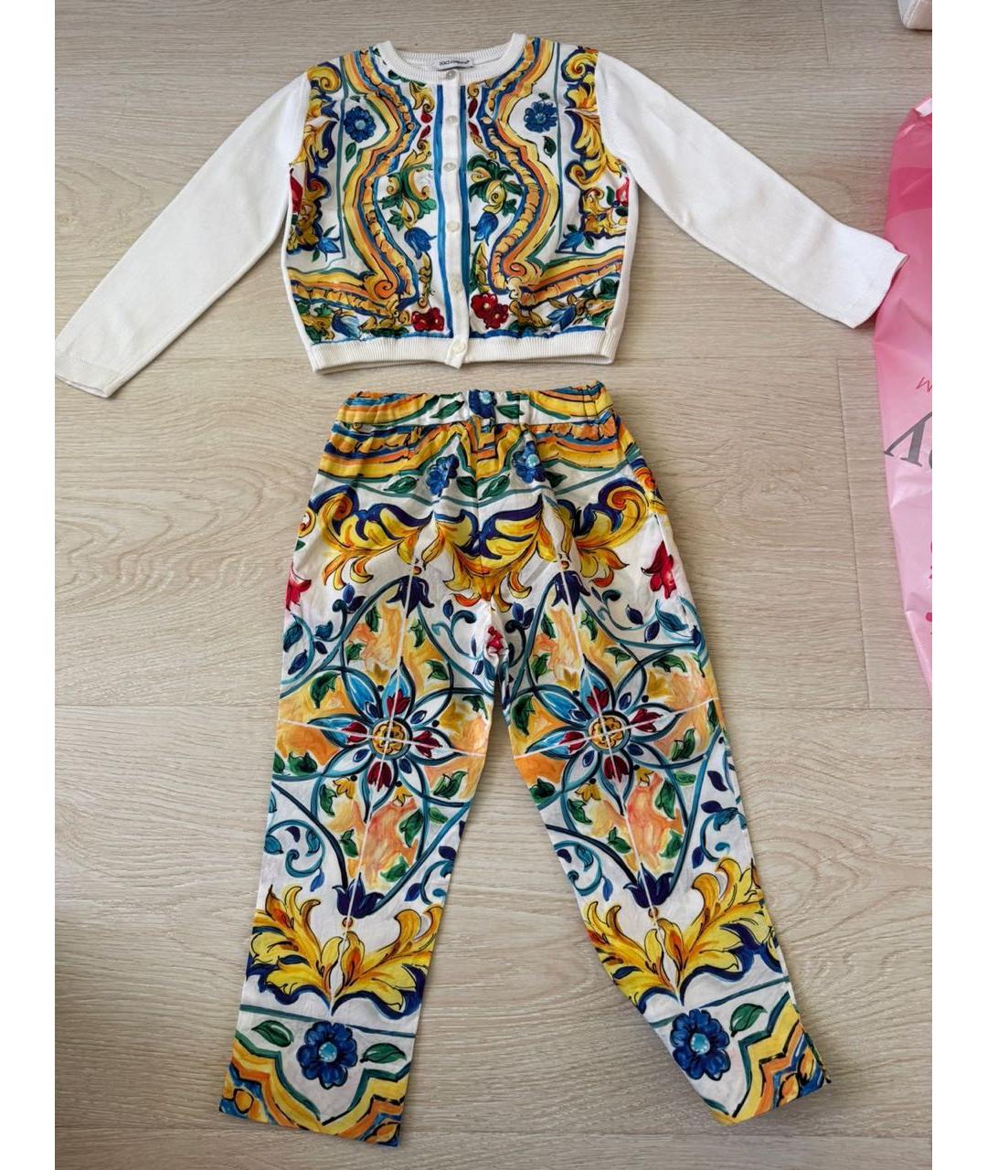 DOLCE & GABBANA KIDS Хлопковый комплект, фото 6