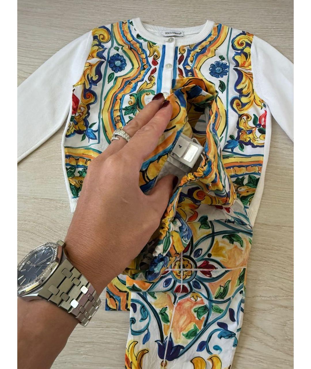DOLCE & GABBANA KIDS Хлопковый комплект, фото 4