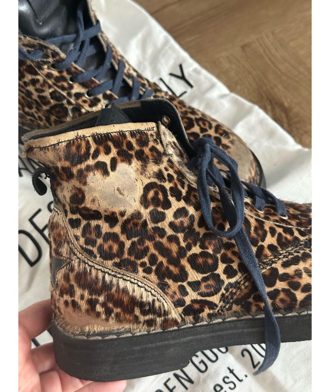 GOLDEN GOOSE DELUXE BRAND Коричневые ботинки, фото 7