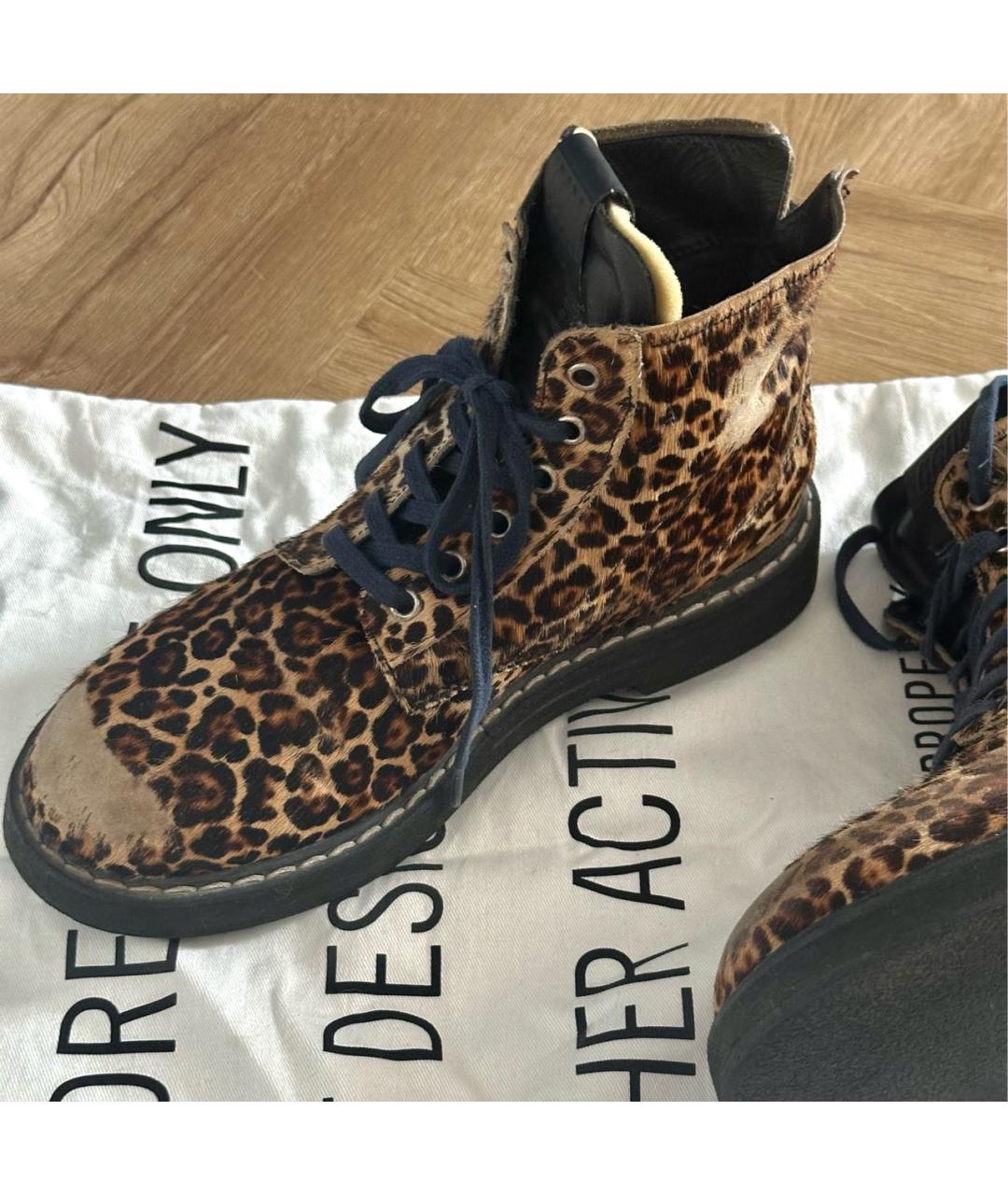 GOLDEN GOOSE DELUXE BRAND Коричневые ботинки, фото 5