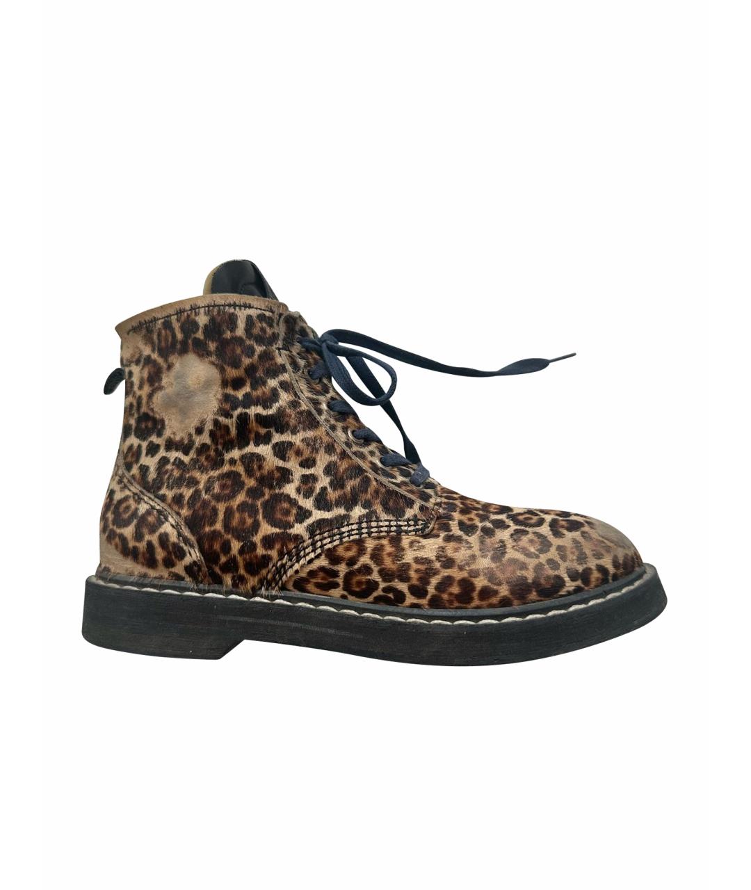 GOLDEN GOOSE DELUXE BRAND Коричневые ботинки, фото 1