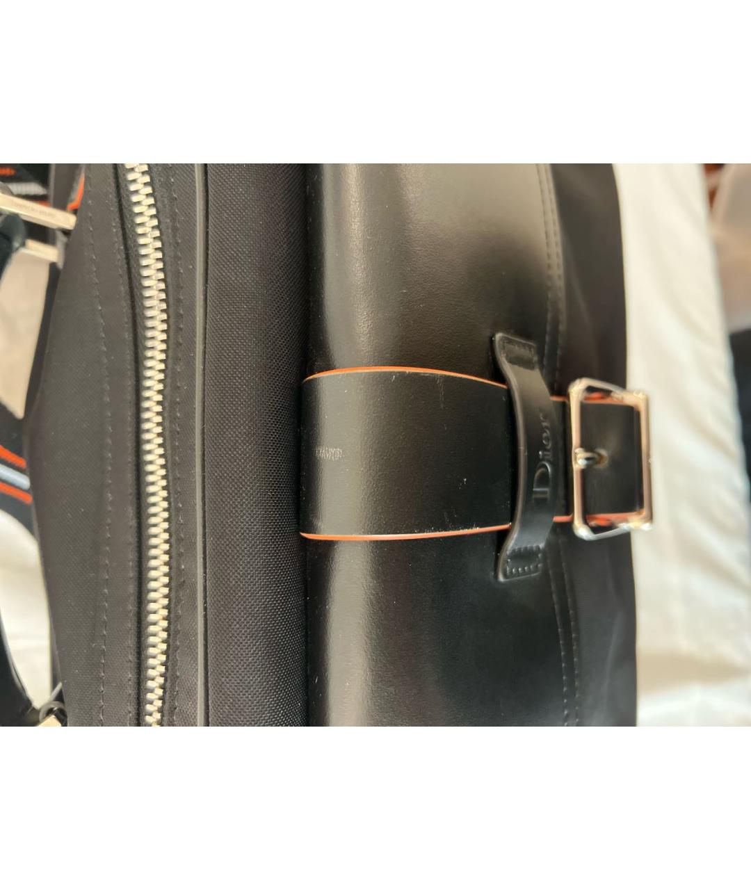 DIOR HOMME Черная тканевая сумка на плечо, фото 7