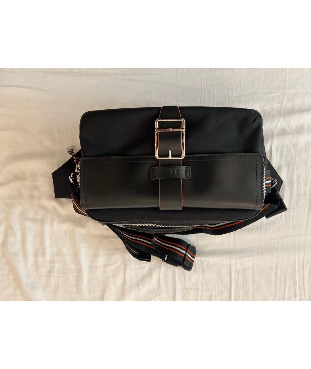 DIOR HOMME Черная тканевая сумка на плечо, фото 9