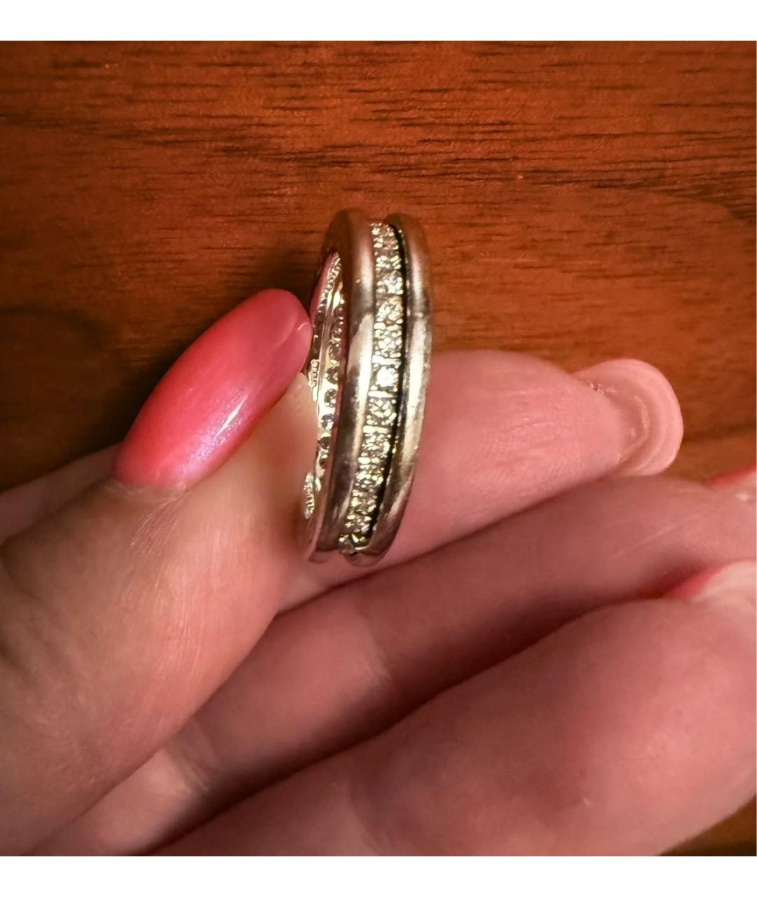 BVLGARI Белое кольцо из белого золота, фото 2