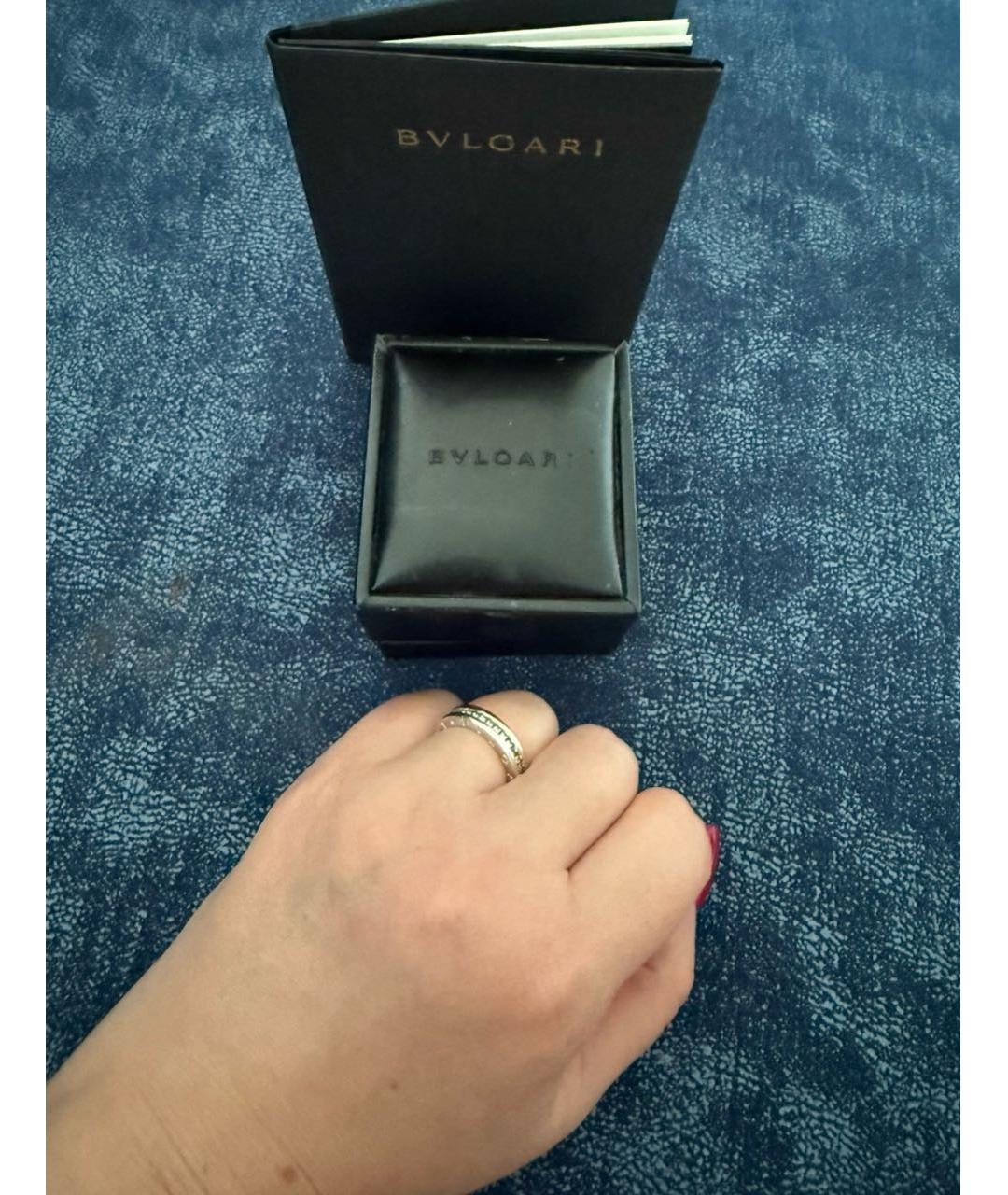 BVLGARI Белое кольцо из белого золота, фото 3
