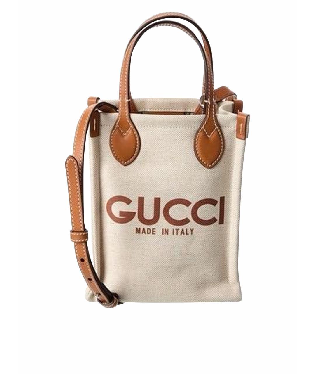 GUCCI Бежевая сумка через плечо, фото 1