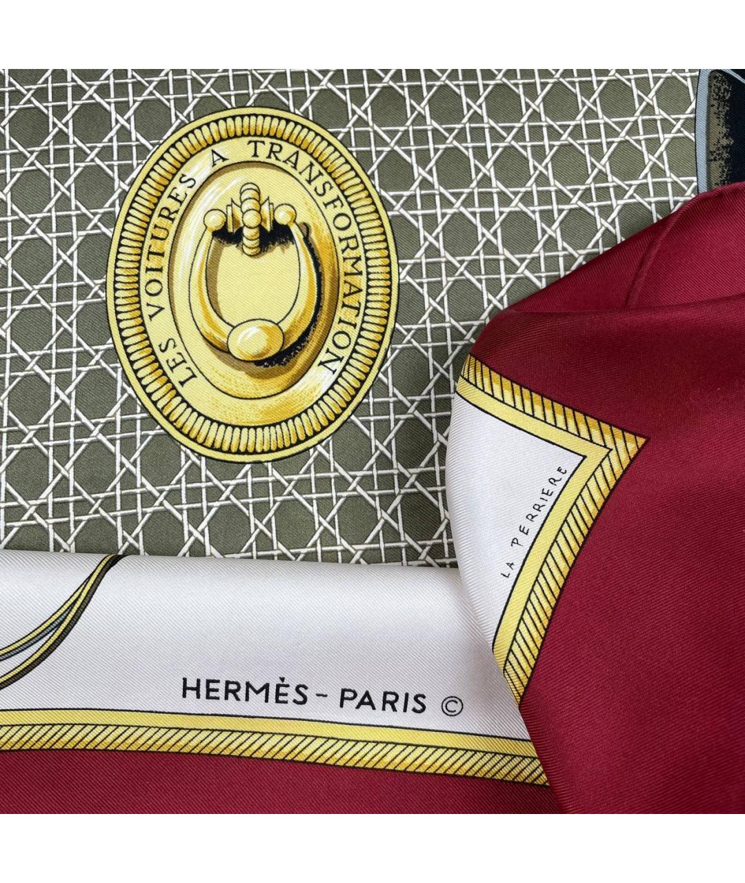 HERMES Мульти шелковый платок, фото 3