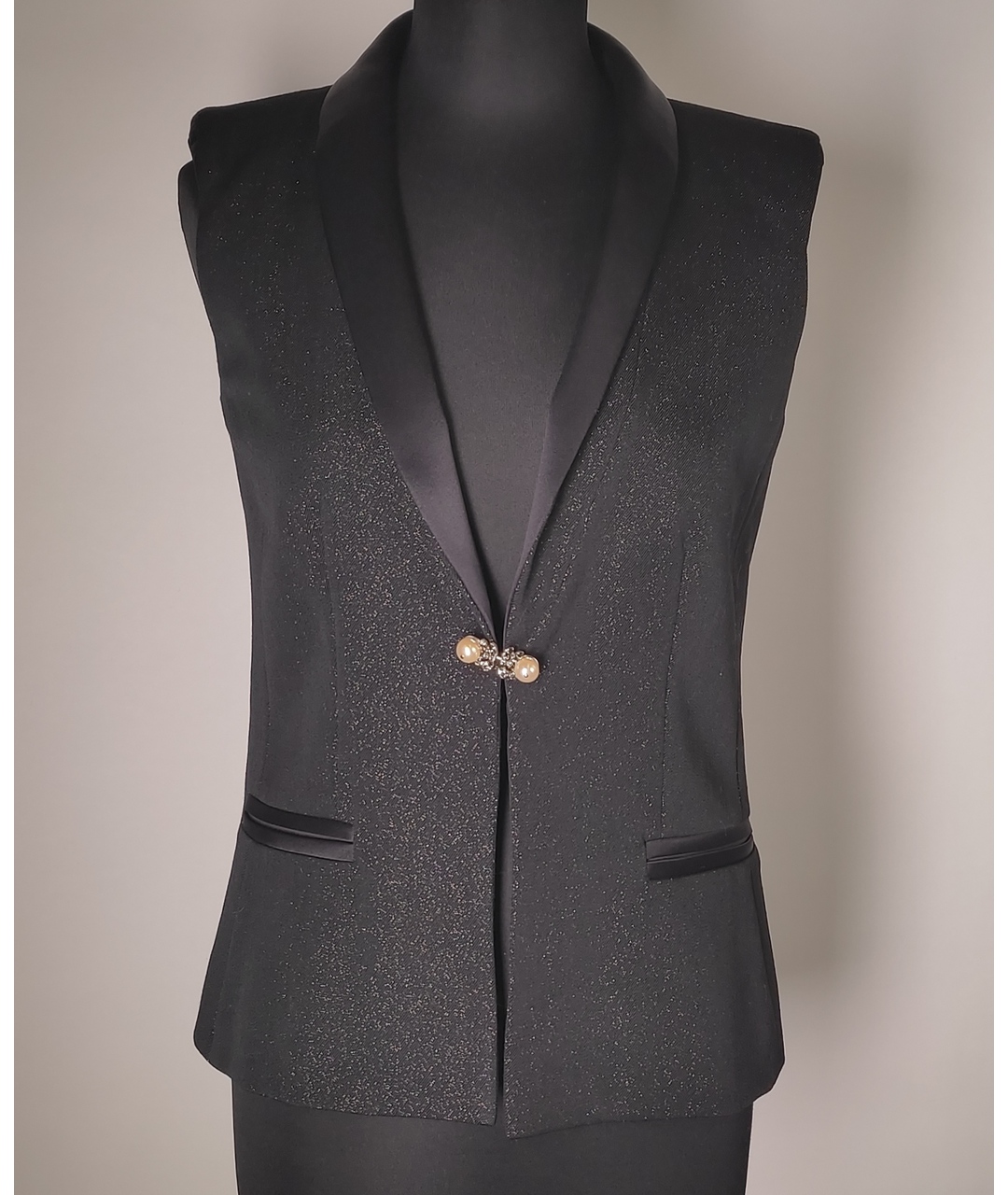 CHANEL PRE-OWNED Черный шерстяной жакет/пиджак, фото 9